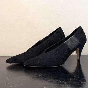 Free People Florence Pump in Black Suede Womens Size 7.5 US